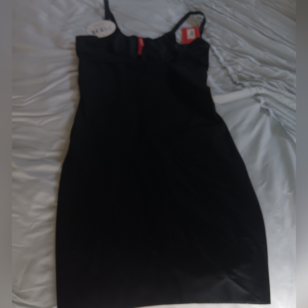 NWT Spanx Open Bust Full Slip in Black - Picture 5 of 6
